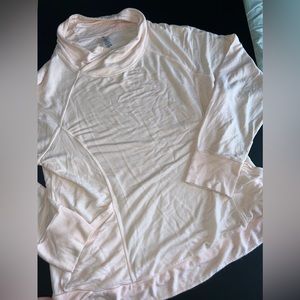 Yogalicious Super Soft Ballerina Pink lightweight Stretchy sweatshirt Size 2X EC